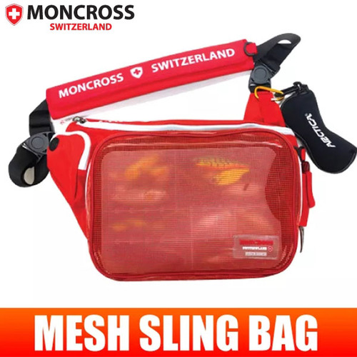 [몽크로스] MC-MB002 메쉬슬링백 루어가방