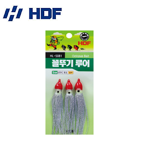 [해동] HL-5081 꼴뚜기 루어 9cm